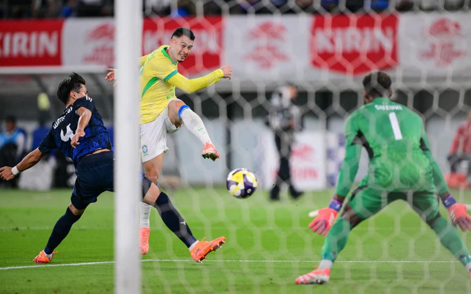 Gabriel Martinelli faz segundo gol do Brasil contra o Japão