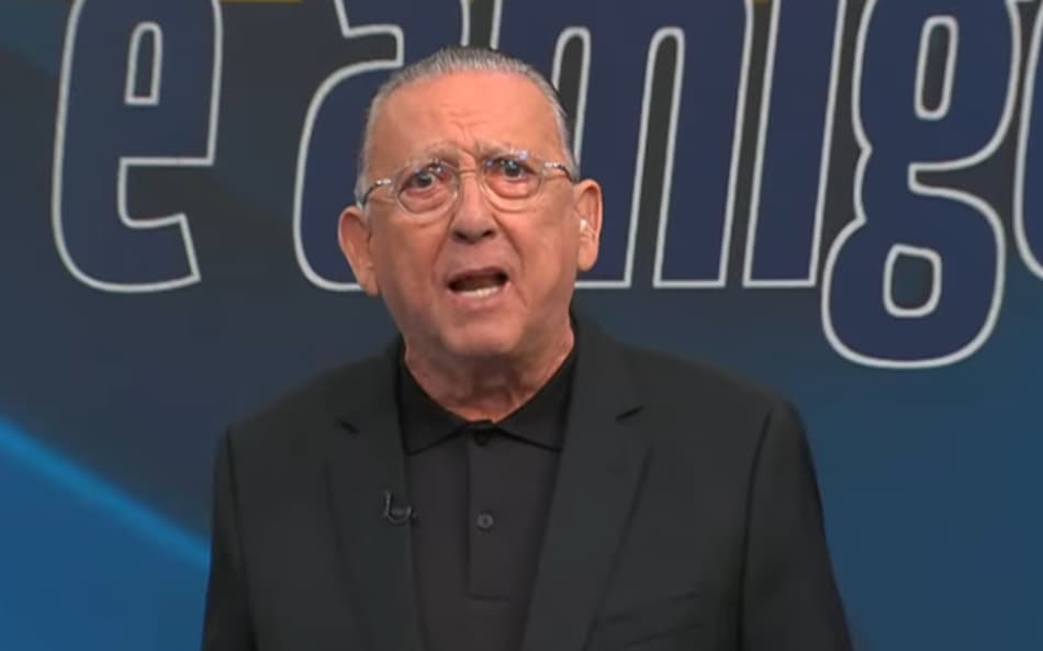 Galvão Bueno no programa "Galvão e Amigos