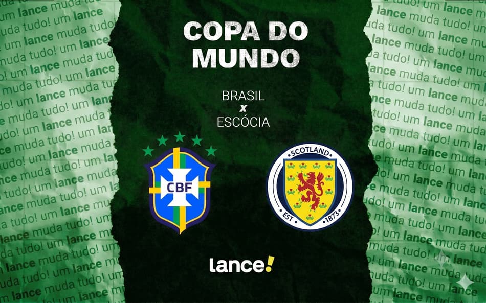 Brasil e Escócia se enfrentam pela terceira rodada do Grupo C da Copa do Mundo 2026