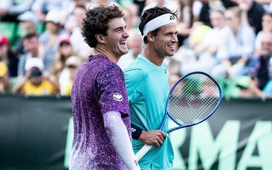 João Fonseca e Daniel Altmaier estão nas semifinais do ATP 500 de Halle (Foto: ATP Halle)