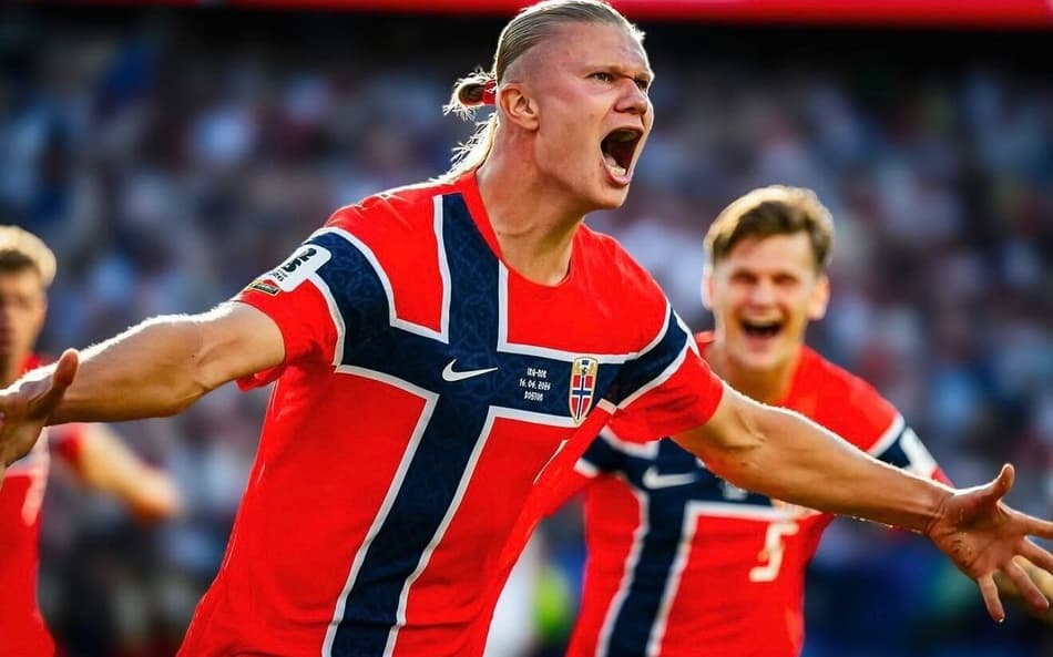 Haaland gol na Copa (Foto: Instagram Haaland)