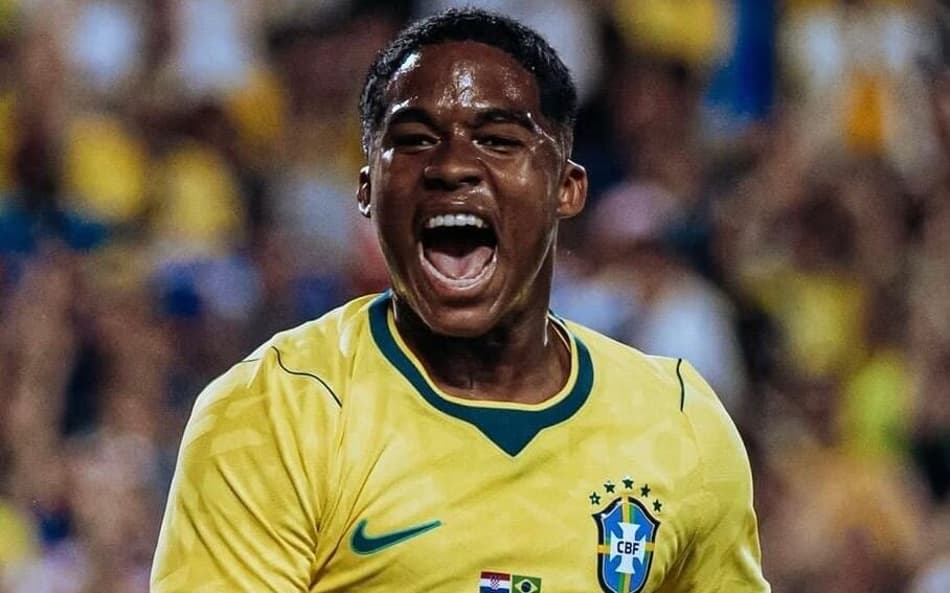 Endrick está na pré-lista da Seleção Brasileira
