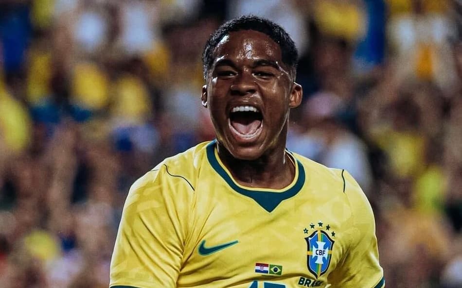 Endrick está na pré-lista da Seleção Brasileira