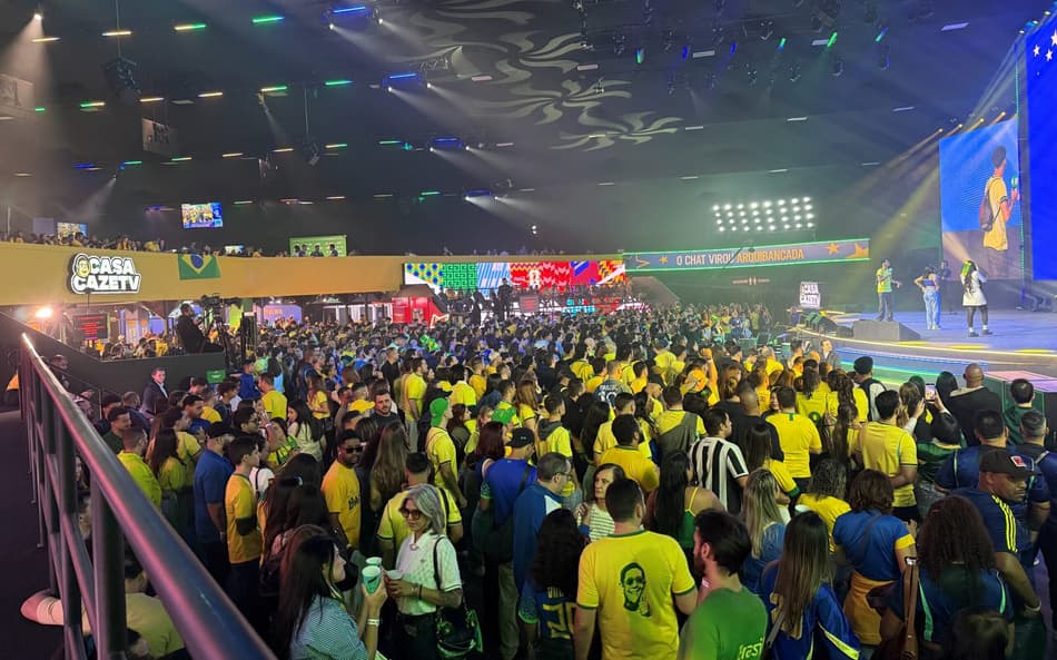 Casa CazéTV estreia junto com jogo da Seleção Brasileira (Foto: Gabriel Britto/Lance!)