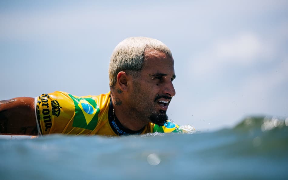 O brasileiro Ítalo Ferreira foi vice-campeão da etapa de El Salvador da WSL