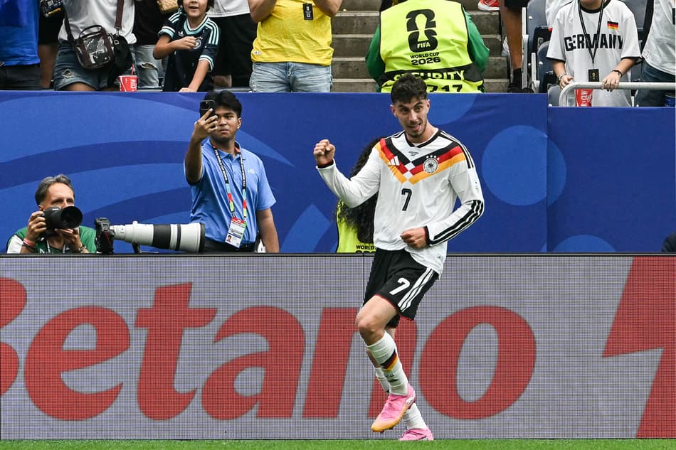 Kai Havertz marcou novamente, dessa vez para fechar o caixão, aos 43' do 2º tempo. Placar final: Alemanha 7 x 1 Curaçao