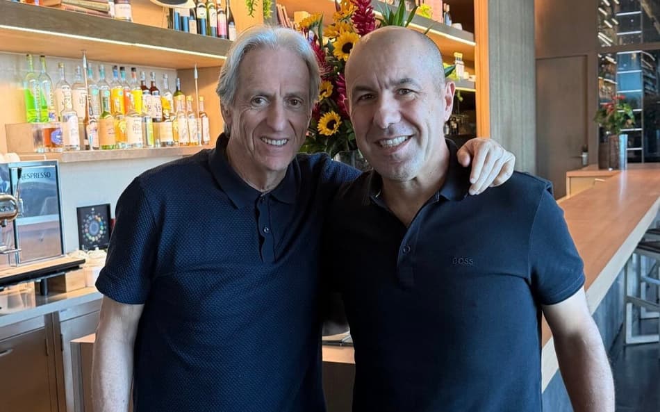 Técnico do Flamengo, Leonardo Jardim encontra Jorge Jesus no Rio