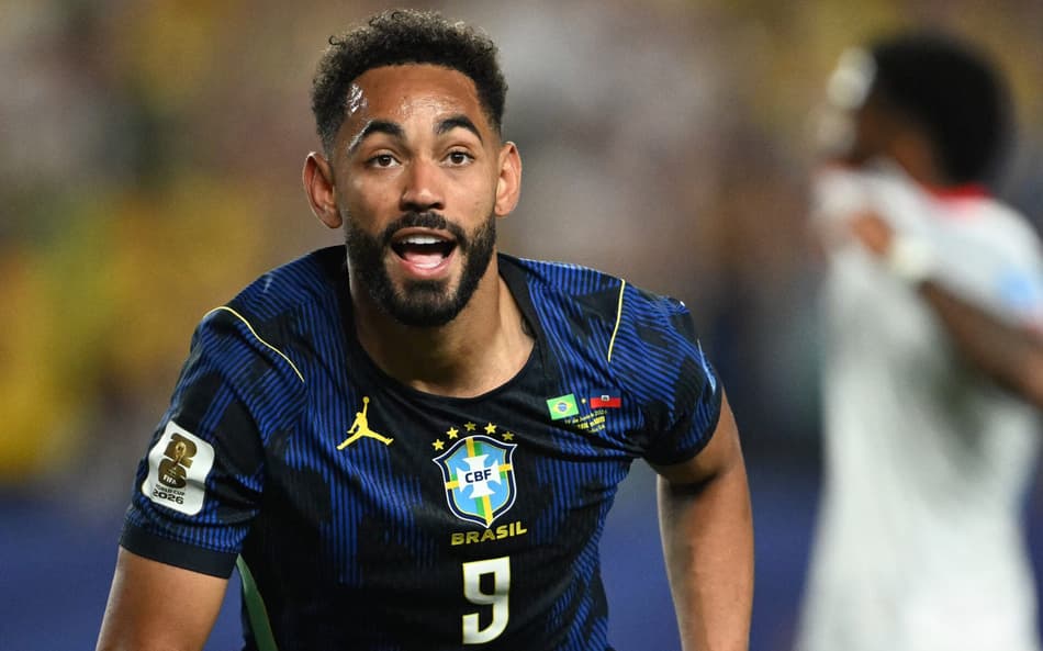 Matheus Cunha ,marcou dois gols no primeiro tempo de Brasil x Haiti na Copa do Mundo