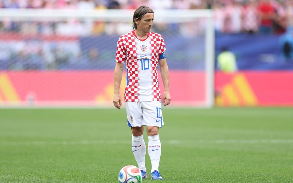Luka Modric durante partida contra a Gana na Copa do Mundo