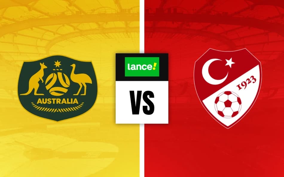 Escudos de Austrália e Turquia para Palpites na Copa do Mundo