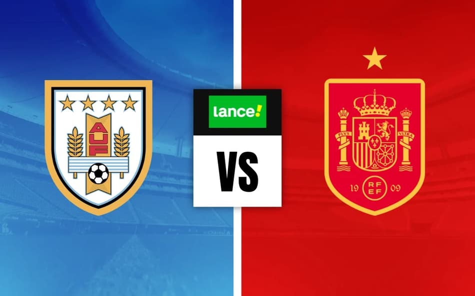 Escudos de Uruguai e Espanha para Palpites na Copa do Mundo
