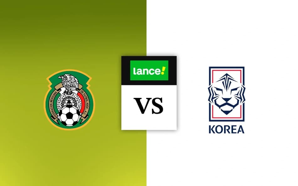 Escudos de México e Coreia do Sul para Palpites da Copa do Mundo