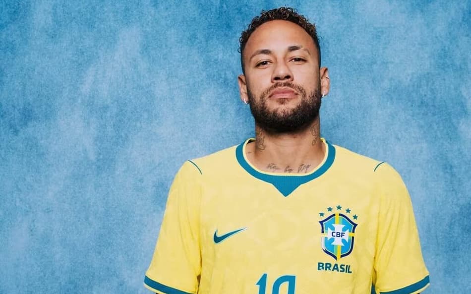 Neymar em Media Day pela Seleção para a Copa (Foto: Divulgação)