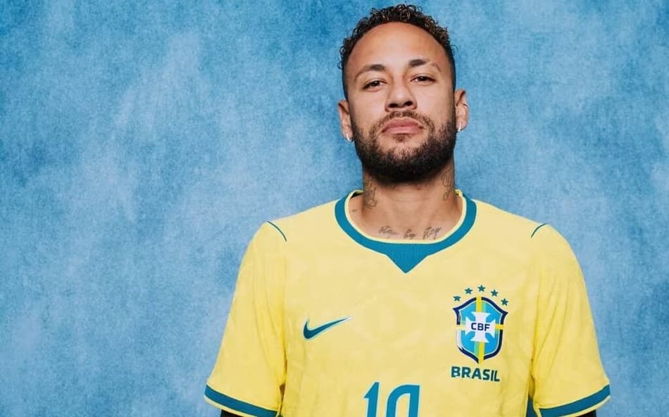 Neymar em Media Day pela Seleção para a Copa (Foto: Divulgação)