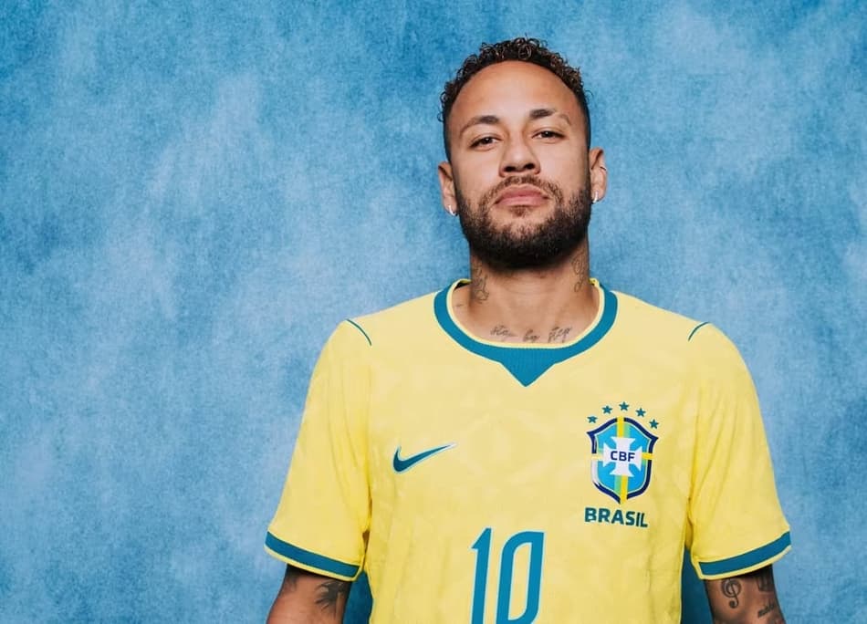 Neymar em Media Day pela Seleção para a Copa (Foto: Divulgação)