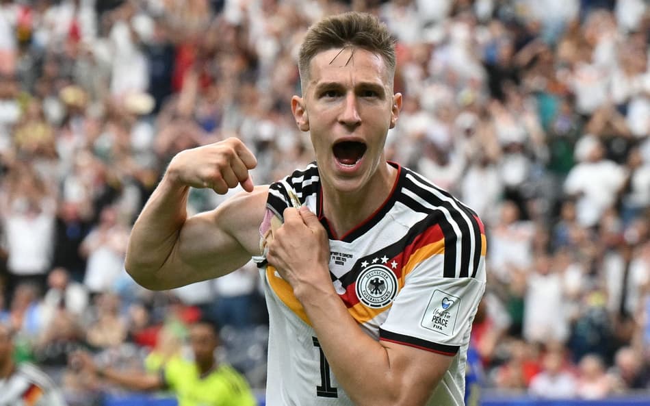 Nico Schlotterbeck marcou o segundo gol da Alemanha x Curaçao