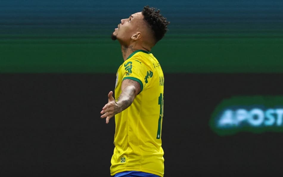 Paulinho, atacante do Palmeiras