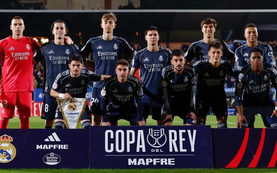 Real Madrid pela Copa do Rei (Foto: Reprodução/X)