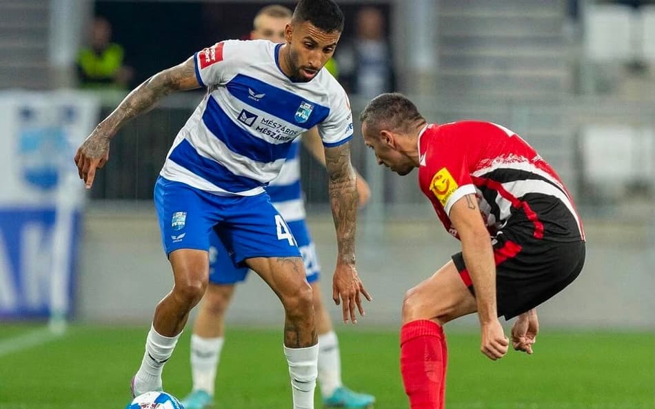 Renan Guedes em ação pelo Osijek, da Croácia