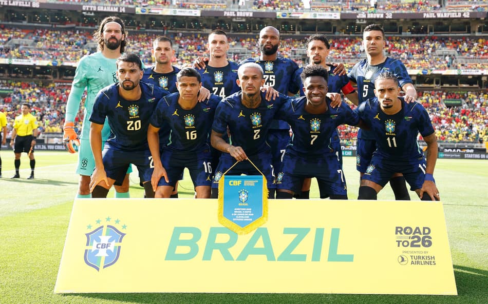 Os pilares da Seleção de Ancelotti no jogo diante do Egito (Foto: Rafael Ribeiro / CBF)