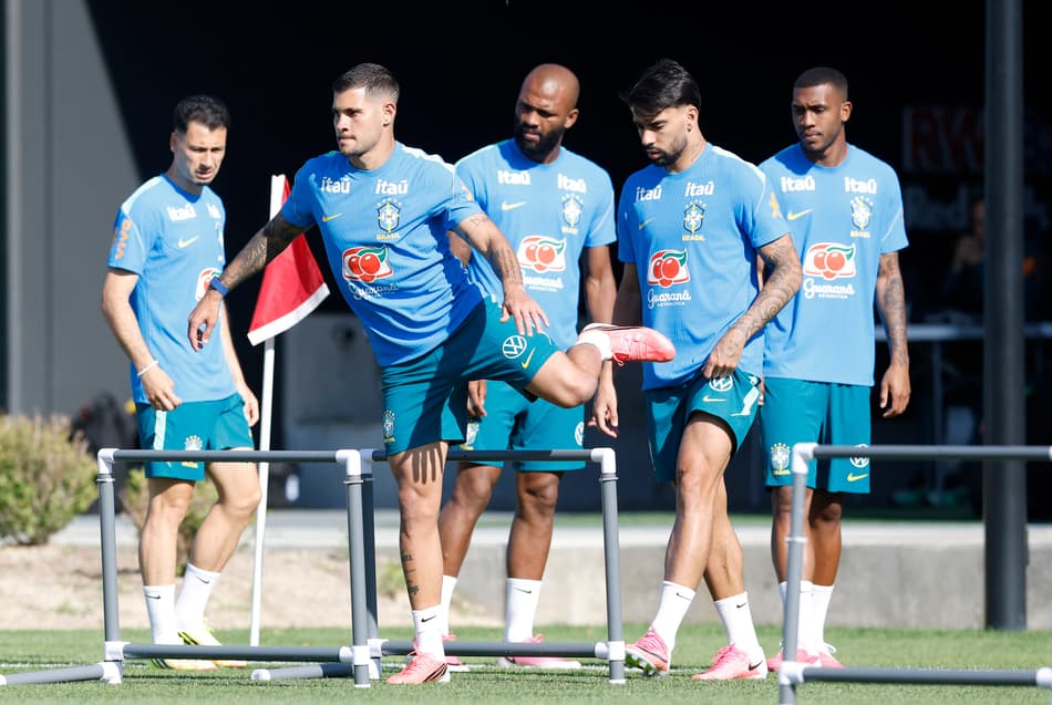 Treino da Seleção Brasileira nos Estados Unidos
