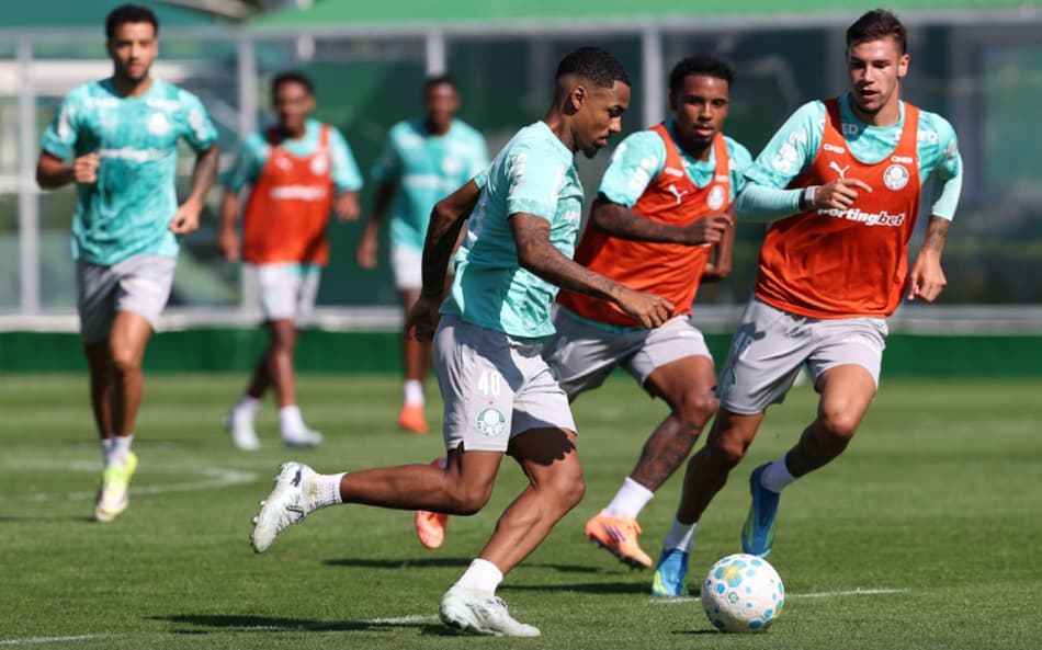 Treino do Palmeiras na Academia de Futebol