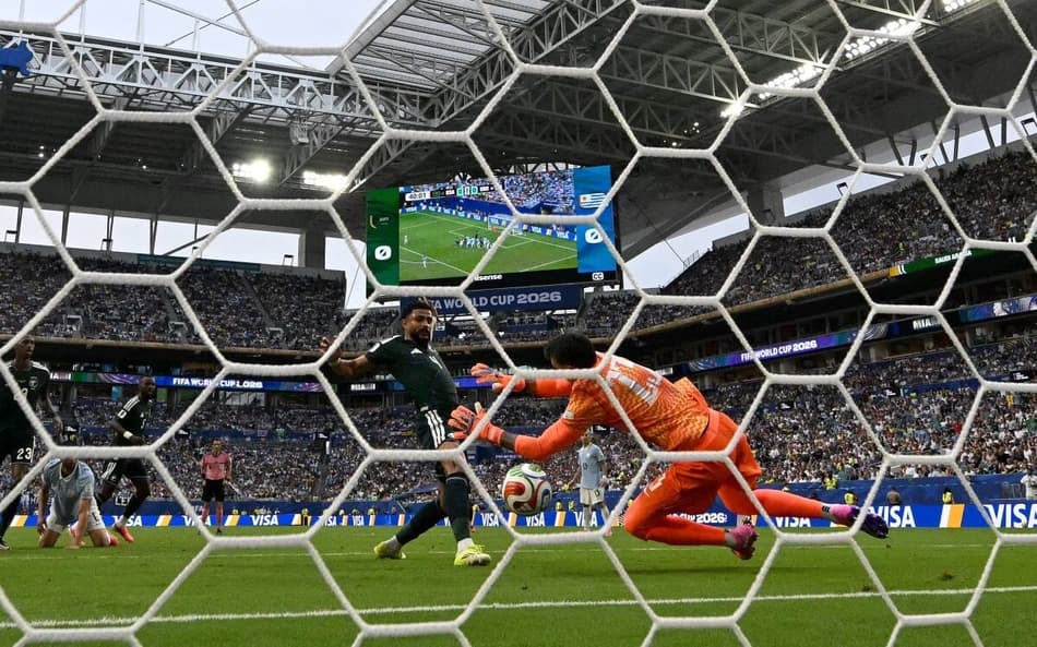 Uruguaio Muslera em uma das partidas da Copa