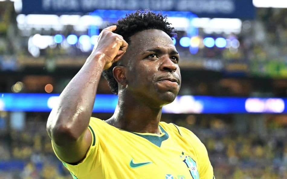 Vini Jr está na briga pela artilharia da Copa (Foto: CHANDAN KHANNA / AFP)