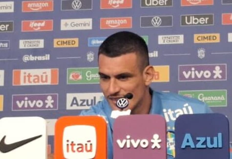 Ibañez, zagueiro da Seleção Brasileira - coletiva de imprensa - Copa do Mundo (09/06/26)