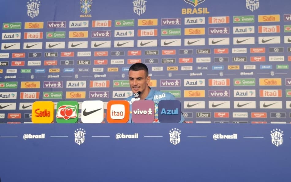 Ibañez, zagueiro da Seleção Brasileira - coletiva de imprensa - Copa do Mundo (09/06/26)