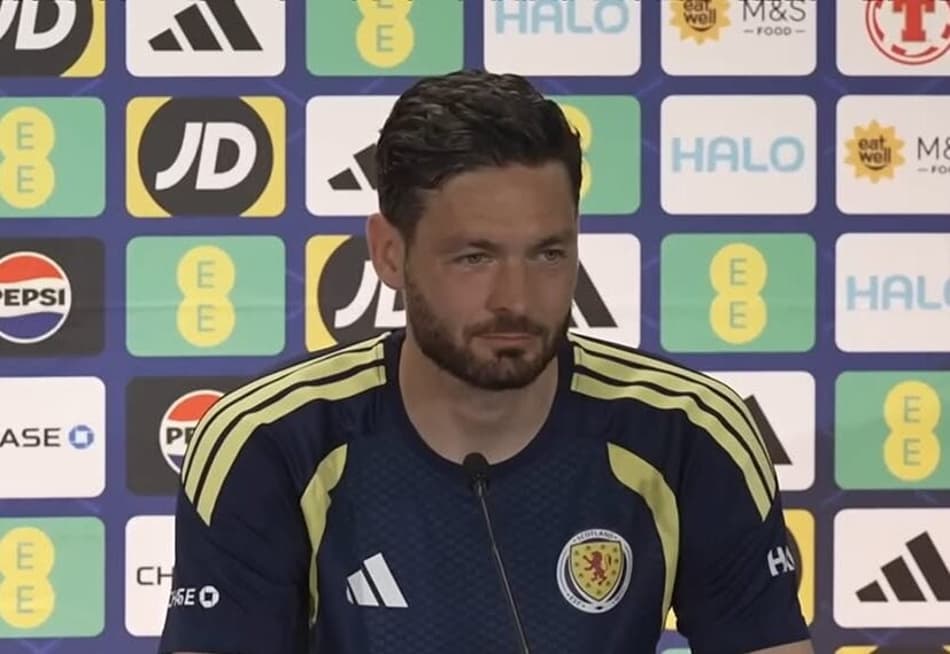 Craig Gordon, goleiro da Escócia (Foto: Reprodução Seleção da Escócia)