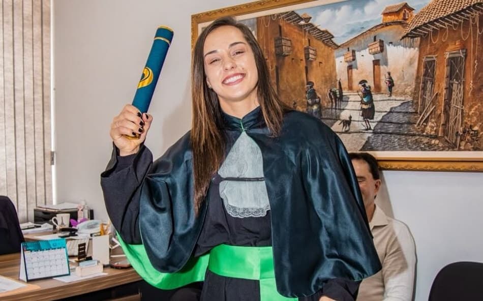 Nicole Ramos, do Corinthians, é licenciada em Educação Física. (Reprodução/redes sociais)