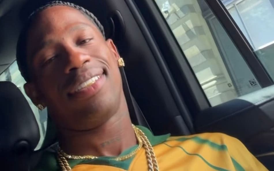 Travis Scott ganhou presente de Vini Jr (Foto: Reprodução)