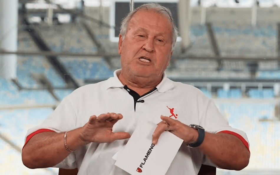 Zico durante participação de programa da FlamengoTV