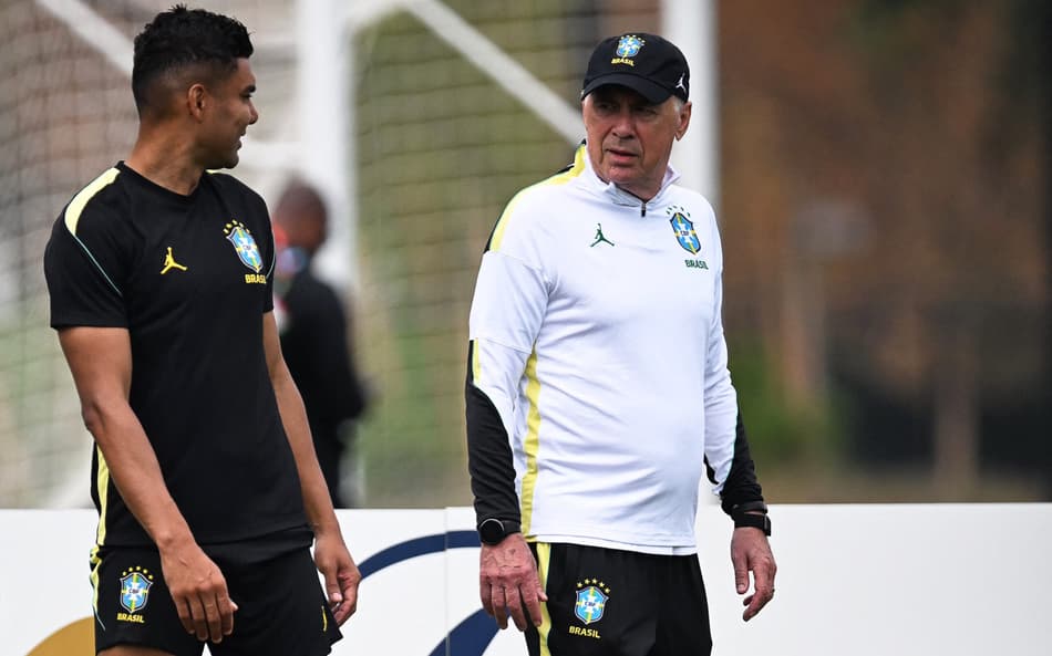 Casemiro e Ancelotti