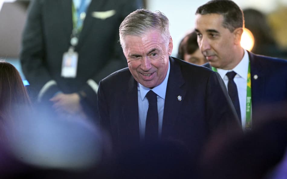 Carlo Ancelotti na convocação da Seleção Brasileira para a Copa do Mundo de 2026 (Foto: Mauro PIMENTEL / AFP)