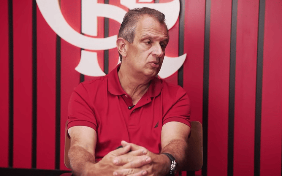 Luiz Eduardo Baptista (BAP) é o presidente do Flamengo (Foto: Reprodução/Flamengo TV)