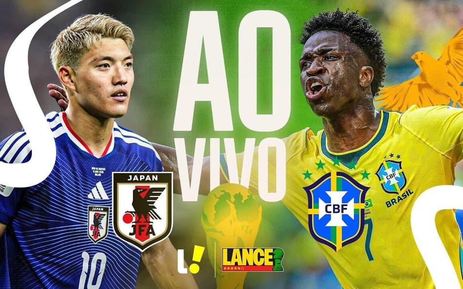 AO VIVO: Assista ao duelo entre Brasil e Japão com o Lance!TV