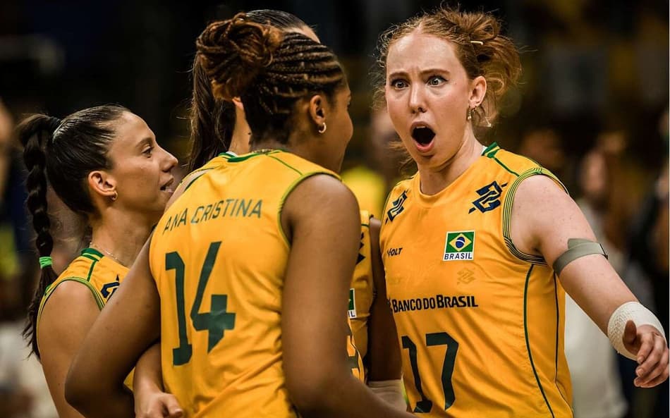 Seleção feminina segue com 100% de aproveitamento na VNL