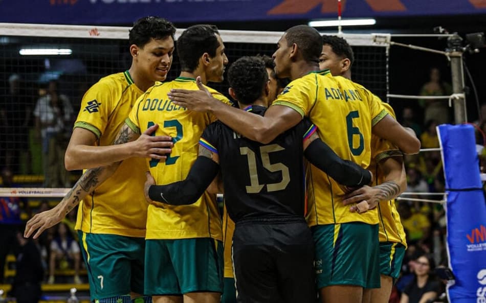 Brasil encerrou primeira semana da VNL com 100% de aproveitamento