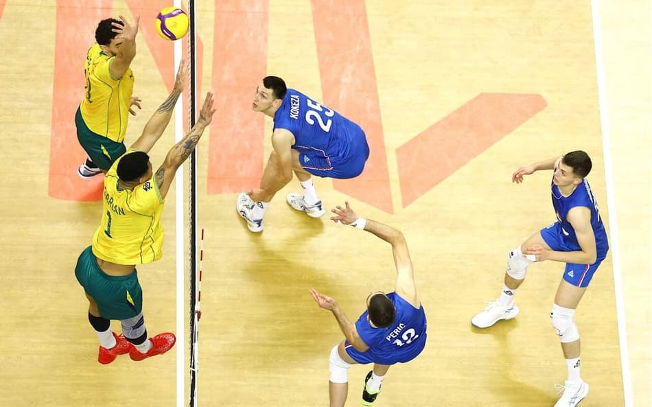 Brasil vence a Sérvia na primeira semana da VNL masculina