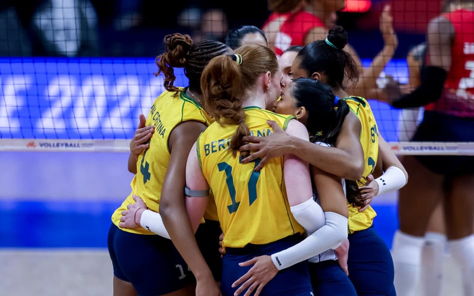 Brasil x República Dominicana (Foto: Divulgação/ CBV)