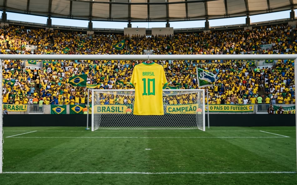Camisas 10 da Seleção Brasileira em Copas do Mundo (Foto: Gemini)