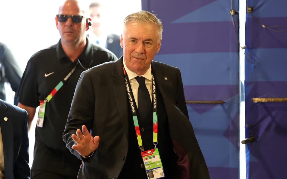 Carlo Ancelotti, técnico da Seleção Brasileira