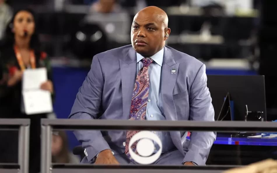 Charles Barkley é comentarista da TNT Sports (Foto: Streeter Lecka/Getty Images/AFP)