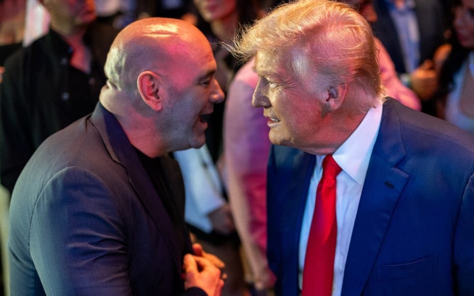 Dana White (CEO do UFC) com o presidente Donald Trump (Reprodução Instagram White House)