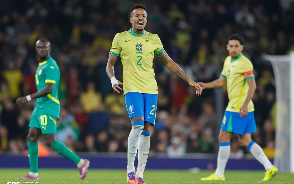 Éder Militão deve ter escalação confirmada na zaga da Seleção para Brasil x Tunísia