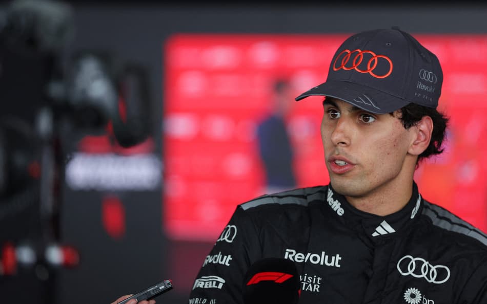Gabriel Bortoleto, da Audi, no GP do Canadá pela F1 2026 (Foto: Peter Fox/Getty Images/AFP)