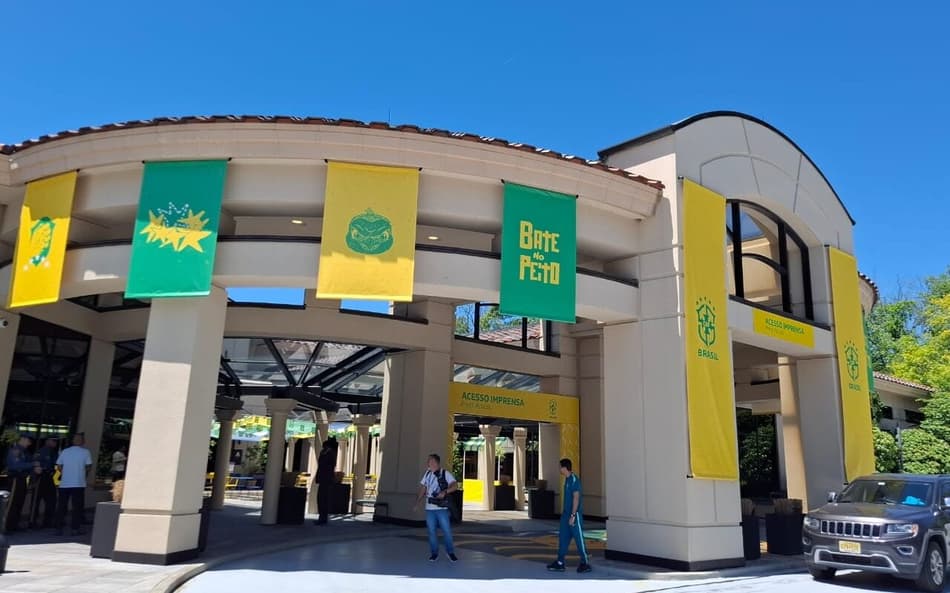 Hotel da Seleção Brasileira nos Estados Unidos (Foto: Márcio Dolzan/Lance!)