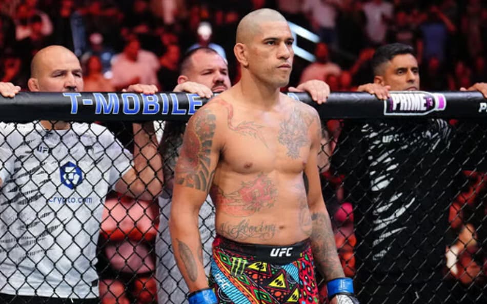 Alex "Poatan" Pereira antes de nocautear Magomed Ankalaev no UFC 320, no dia 4 de outubro de 2025. (Foto: Chris Unger/Zuffa LLC)